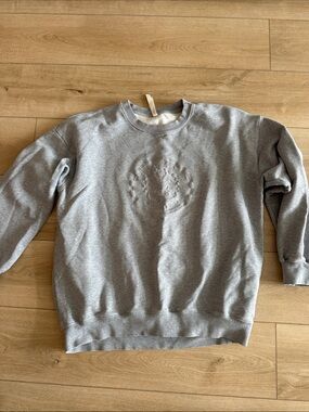 Women’s Babaton Grey Crewneck Sweatshirt - Embossed Logo